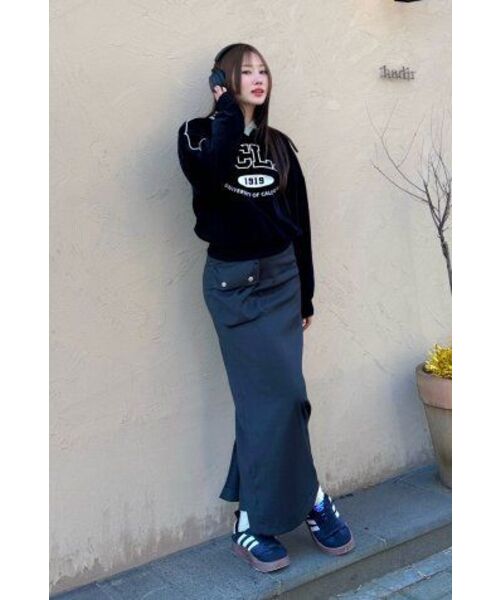 320SHOWROOM(320ショールーム)の「1Cargo Pocket Long Skirt Charcoal(スカート・レディース・その他・MEDIUM)」の8枚目の写真
