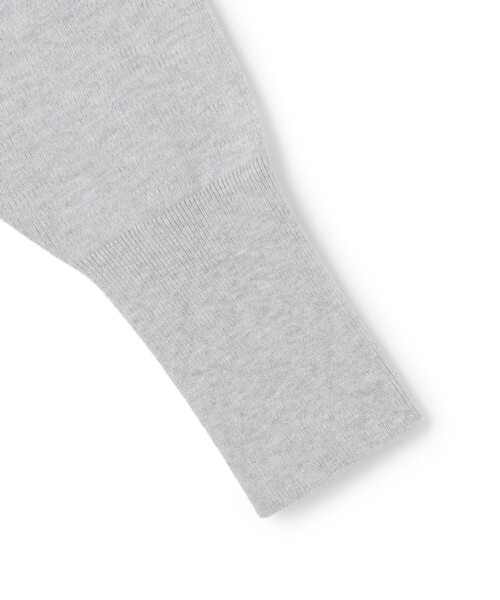 uncrave(アンクレイヴ)の「スウェットライクニット ヘンリーネックトップス(ニット/セーター・レディース・ブラック系/ホワイト系/ライトグレー系・F)」の12枚目の写真