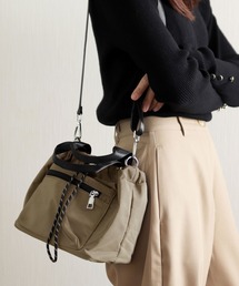 florist | 【2WAY・多ポケット】ドロストナイロンハンドバッグ/ショルダーバッグ(ショルダーバッグ)