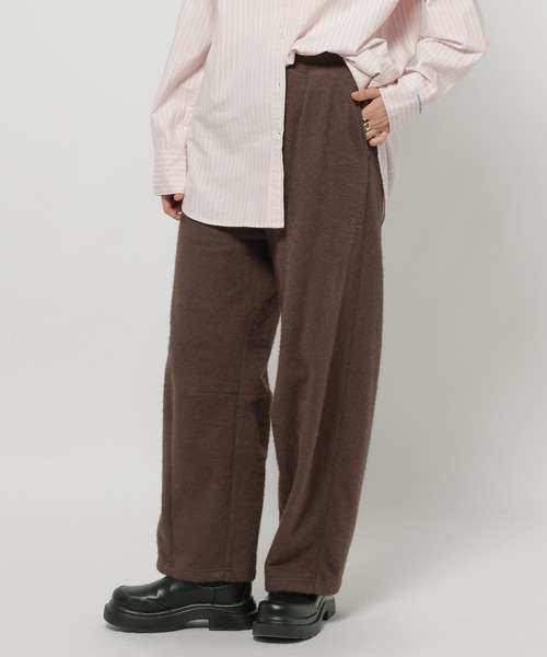 niko and...(ニコアンド)の「フワフワフェザースウェットパンツ(スウェットパンツ・レディース・アイボリー/ダークブラウン/ライトグレー・FREE)」の2枚目の写真