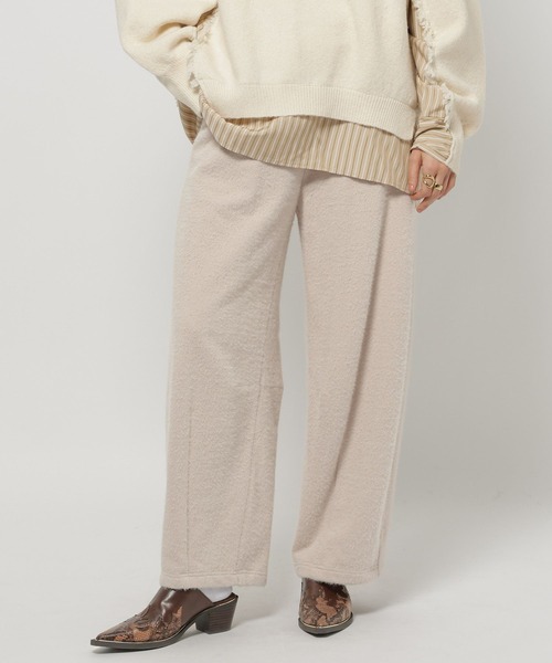 niko and...(ニコアンド)の「フワフワフェザースウェットパンツ(スウェットパンツ・レディース・アイボリー/ダークブラウン/ライトグレー・FREE)」の17枚目の写真