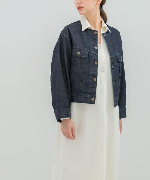 URBAN RESEARCH ROSSO WOMEN（アーバンリサーチ　ロッソ）の「『別注』Lee101×ROSSO　NOCOLLAR SHORT JACKET（デニムジャケット・レディース・インディゴブルー/ワンウォッシュ・SHORT）」の11枚目の写真