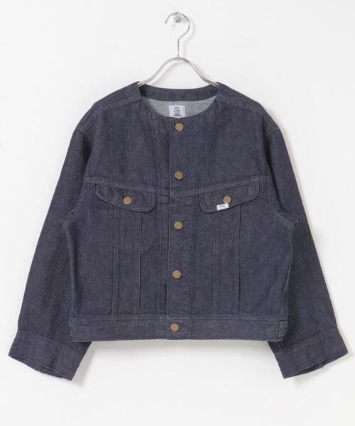 URBAN RESEARCH ROSSO WOMEN（アーバンリサーチ　ロッソ）の「『別注』Lee101×ROSSO　NOCOLLAR SHORT JACKET（デニムジャケット・レディース・インディゴブルー/ワンウォッシュ・SHORT）」の6枚目の写真