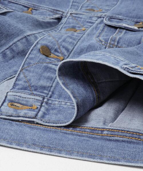 URBAN RESEARCH ROSSO WOMEN（アーバンリサーチ　ロッソ）の「『別注』Lee101×ROSSO　NOCOLLAR SHORT JACKET（デニムジャケット・レディース・インディゴブルー/ワンウォッシュ・SHORT）」の18枚目の写真
