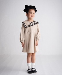 maarook | ストレッチポプリンアシメトリーセーラーワンピース(ワンピース)