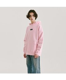 DAMP（ドントアスクマイプラン）の「NO PLAN BOX LOGO HOODY 4.5_PINK（パーカー）」
