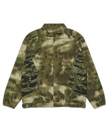 B PATTERN TRACK JACKET - KHAKI