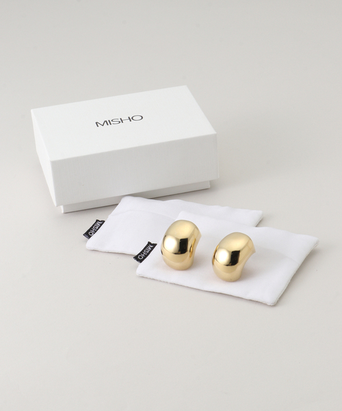 IENA(イエナ)の「MISHO/ミショー Pebble Studs Pierce ピアス(両耳) XE04(ピアス(両耳用)・レディース・ゴールド・FREE)」の7枚目の写真