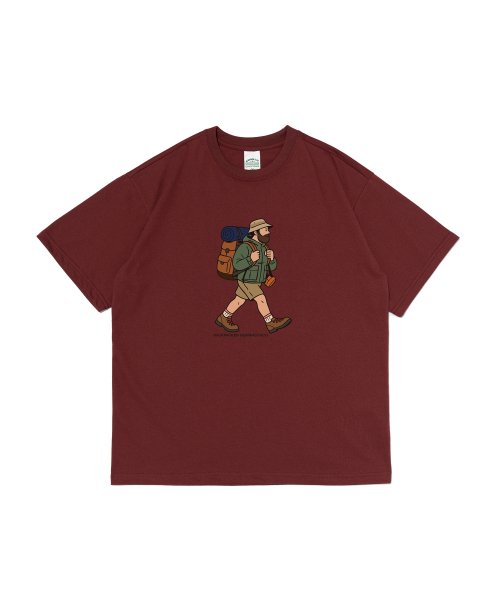 WORKS & CO.(ワークス アンド コー)の「ライトクールパッキング半袖Tシャツ(ワイン)(Tシャツ/カットソー・レディース・その他・M/L/2XL/XL)」の1枚目の写真