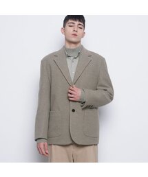 M08 bos wool knit jacket khaki
