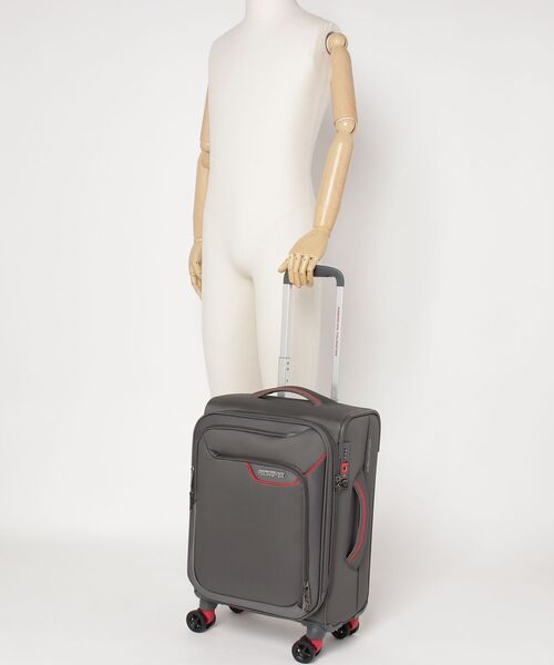 AMERICAN TOURISTER(アメリカンツーリスター)の「アメリカンツーリスター APPLITE 4 ECO スピナー55/20 エキスパンダーTSA グレー/レッド(スーツケース/キャリーバッグ・メンズ・グレー系その他・S)」の10枚目の写真