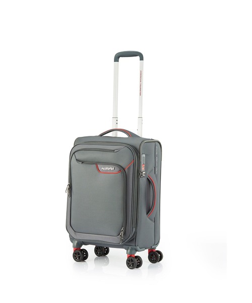 AMERICAN TOURISTER(アメリカンツーリスター)の「アメリカンツーリスター APPLITE 4 ECO スピナー55/20 エキスパンダーTSA グレー/レッド(スーツケース/キャリーバッグ・メンズ・グレー系その他・S)」の1枚目の写真