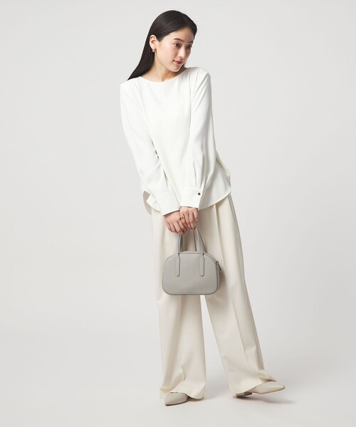 MARCO BIANCHINI(マルコビアンチーニ)の「<MARCO BIANCHINI>ボストンバッグ(ショルダーバッグ・レディース・ライトグレー/ダークブラウン/ブラック・FREE)」の11枚目の写真