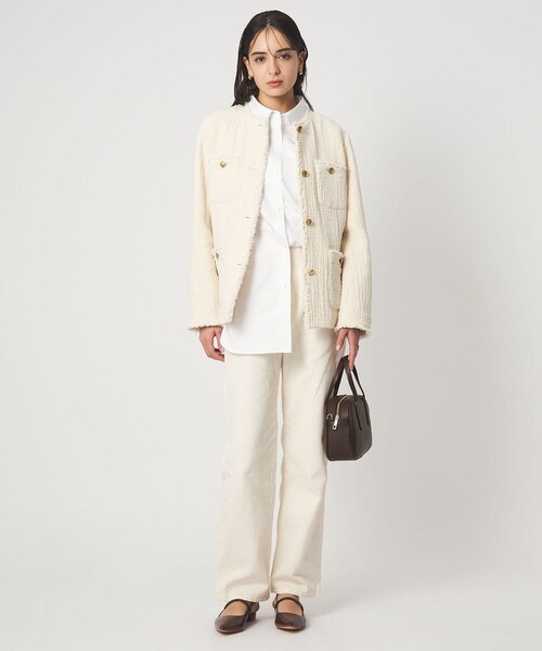 MARCO BIANCHINI(マルコビアンチーニ)の「<MARCO BIANCHINI>ボストンバッグ(ショルダーバッグ・レディース・ライトグレー/ダークブラウン/ブラック・FREE)」の12枚目の写真