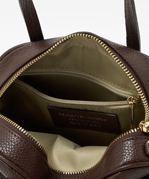 MARCO BIANCHINI(マルコビアンチーニ)の「<MARCO BIANCHINI>ボストンバッグ(ショルダーバッグ・レディース・ライトグレー/ダークブラウン/ブラック・FREE)」の22枚目の写真