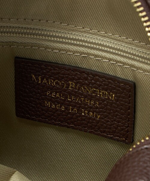 MARCO BIANCHINI(マルコビアンチーニ)の「<MARCO BIANCHINI>ボストンバッグ(ショルダーバッグ・レディース・ライトグレー/ダークブラウン/ブラック・FREE)」の16枚目の写真