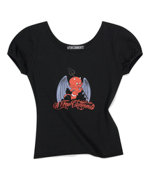 A FEW COMMENTS（アフューコメンツ）の「Baby satan tee black（Tシャツ/カットソー）」