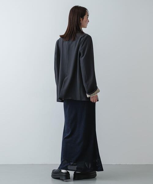 SENSE OF PLACE by URBAN RESEARCH(センスオブプレイスバイアーバンリサーチ)の「FSパンチングナロースカート(スカート・レディース・ネイビー/ベージュ・MEDIUM/SMALL)」の13枚目の写真