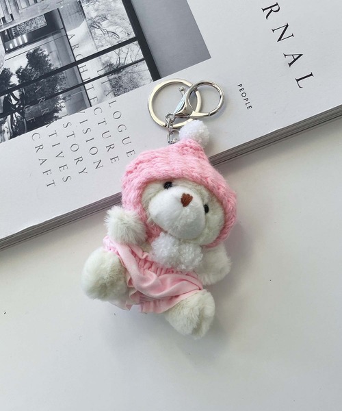 AS KNOW AS plus（アズノゥアズプラス）の「おぱんつBabyベアキーチャーム（キーホルダー・レディース・ピンク/ブラウン/アイボリー・FREE）」の8枚目の写真