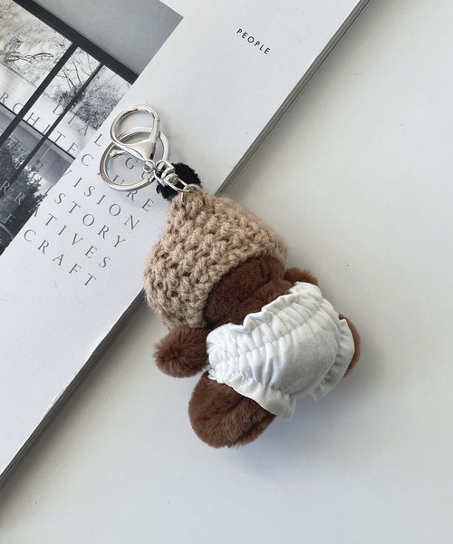 AS KNOW AS plus（アズノゥアズプラス）の「おぱんつBabyベアキーチャーム（キーホルダー・レディース・ピンク/ブラウン/アイボリー・FREE）」の12枚目の写真