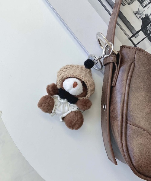 AS KNOW AS plus（アズノゥアズプラス）の「おぱんつBabyベアキーチャーム（キーホルダー・レディース・ピンク/ブラウン/アイボリー・FREE）」の13枚目の写真
