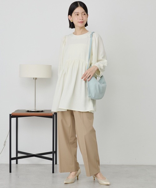 AMERICAN HOLIC(アメリカンホリック)の「ドットジャガードティアードブラウス(シャツ/ブラウス・レディース・アイボリー/ブラック・L/M)」の12枚目の写真