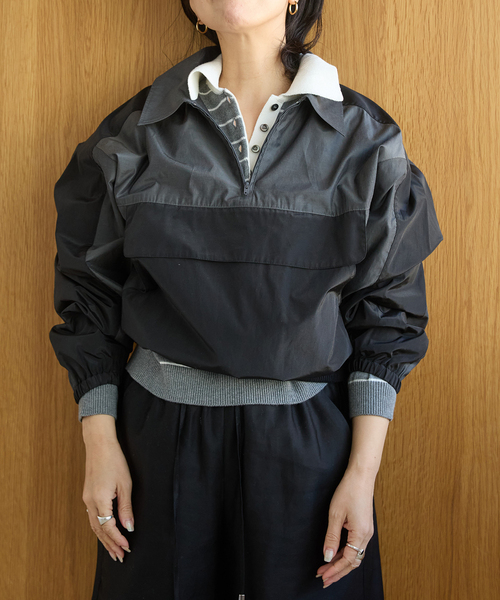 IENA LA BOUCLE(イエナラブークル)の「IENA LA BOUCLE ハーフジッププルオーバー(その他アウター・レディース・ブラック系その他・FREE)」の22枚目の写真