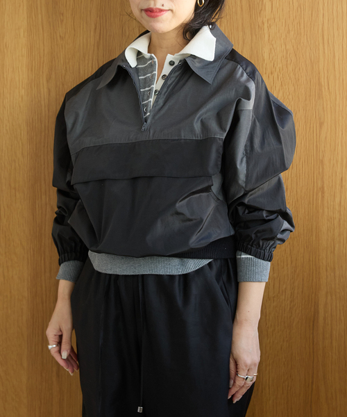 IENA LA BOUCLE(イエナラブークル)の「IENA LA BOUCLE ハーフジッププルオーバー(その他アウター・レディース・ブラック系その他・FREE)」の21枚目の写真