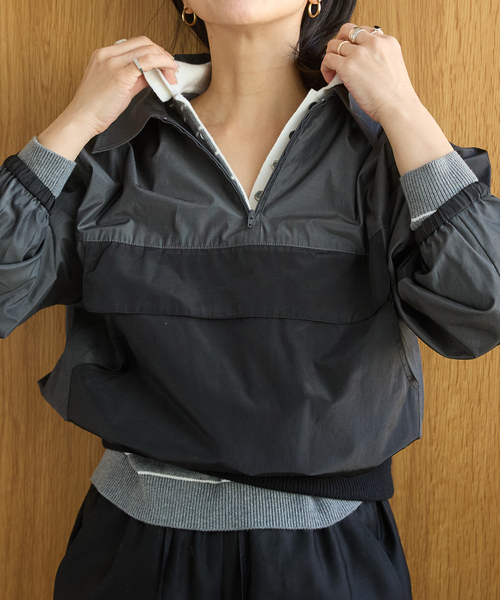 IENA LA BOUCLE(イエナラブークル)の「IENA LA BOUCLE ハーフジッププルオーバー(その他アウター・レディース・ブラック系その他・FREE)」の16枚目の写真