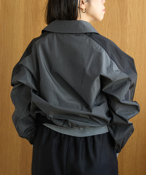 IENA LA BOUCLE（イエナラブークル）の「《洗濯機洗い可》IENA LA BOUCLE ハーフジッププルオーバー（その他アウター・レディース・ブラック系その他・FREE）」の6枚目の写真