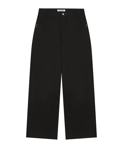 LUVISTRUE(ラヴイズトゥルー)の「BASIC ILOVEU WIDE PANTS(BLACK)(その他パンツ・レディース・その他・MEDIUM/SMALL)」の2枚目の写真