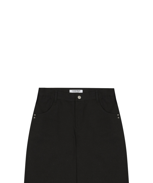 LUVISTRUE(ラヴイズトゥルー)の「BASIC ILOVEU WIDE PANTS(BLACK)(その他パンツ・レディース・その他・MEDIUM/SMALL)」の4枚目の写真