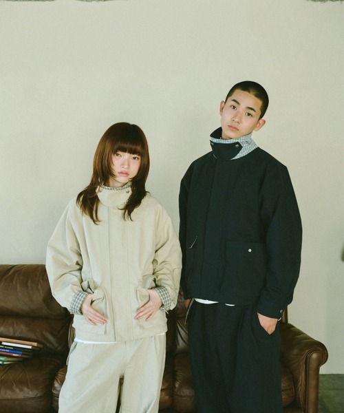 BROKEN BASE(ブロークンベース)の「2-Way Check Chino Jacket / 2-Wayチェックチノジャケット(その他アウター・メンズ・アイボリー/ネイビー・MEDIUM/LARGE)」の13枚目の写真