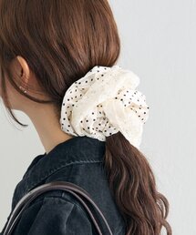 mystic | ドットレースシュシュ(ブローチ/コサージュ)