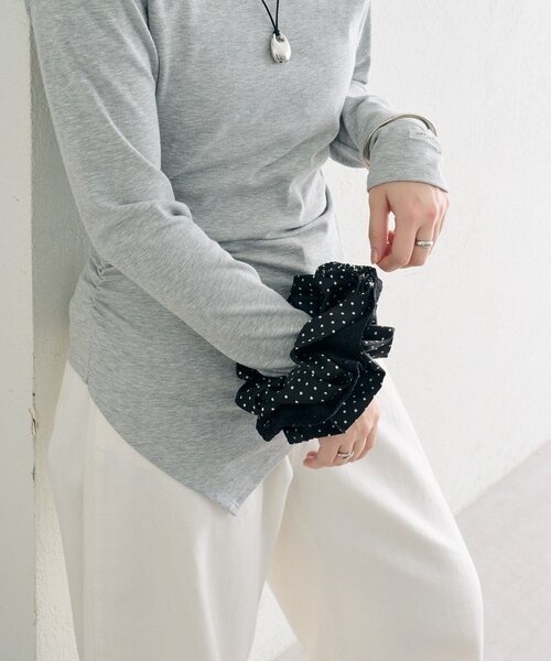 mystic(ミスティック)の「ドットレースシュシュ(ブローチ/コサージュ・レディース・オフホワイト/ブラック・ONE SIZE)」の11枚目の写真