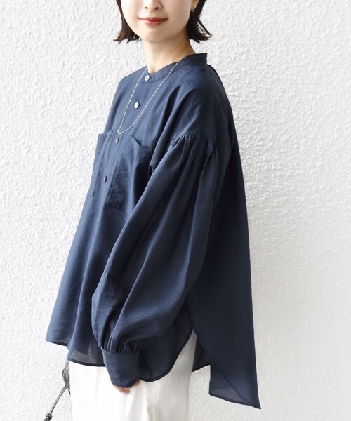 ARTS&amp;SCIENCE 093-L62V-066 バックボタン 長袖 コットン サイズ1 日本製 ブラウス シャツ ネイビー レディース アーツ&amp;サイエンス【中古】6-0310M△ 2026年最新】Yahoo!オークション - ARTS & SCIENCE(長袖 - シャツ