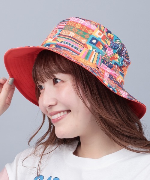 チチカカ（チチカカ）の「リバーシブルアドベンチャーハット（ハット・レディース・オレンジ/ブラック/ベージュ・FREE）」の3枚目の写真