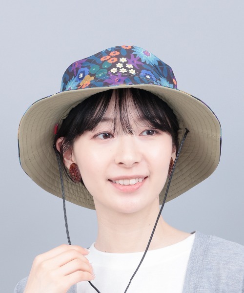 チチカカ（チチカカ）の「リバーシブルアドベンチャーハット（ハット・レディース・オレンジ/ブラック/ベージュ・FREE）」の6枚目の写真