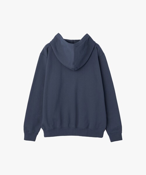 agnes b.（アニエスベー）の「メンズ "b."ロゴ 刺繍 コットン スウェット フーディー "Porto"（Tシャツ/カットソー・メンズ・ブルー系その他・3/1/2）」の2枚目の写真