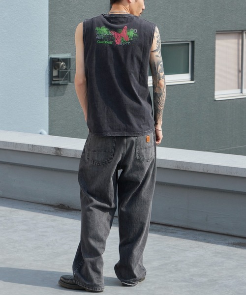 Theater code(シアターコード)の「Butterfly Print Dyed Distressed Tank Top / バタフライプリント 色染め ダメージタンクトップ 2026年春夏(タンクトップ・メンズ・グレー/ブラック・M/L)」の16枚目の写真