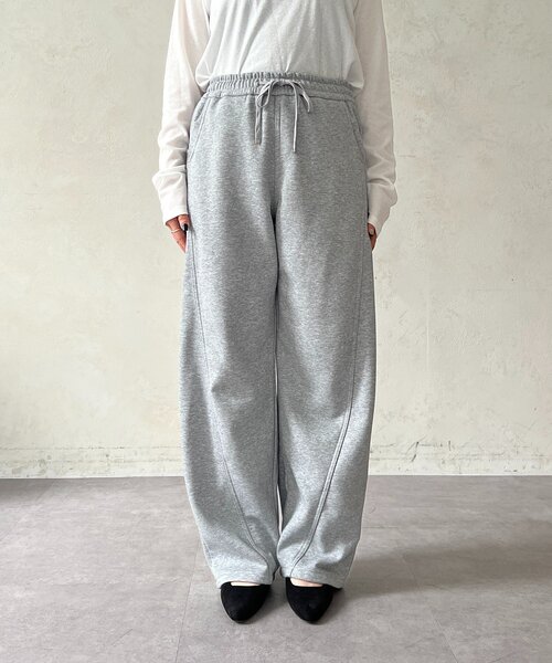 un dix cors（アンディコール）の「厚地ボンディングパンツ（その他パンツ・レディース・ブラック/グレー・FREE）」の17枚目の写真