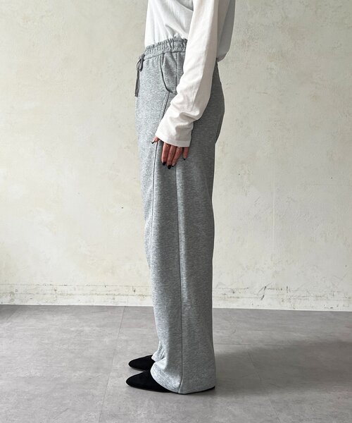 un dix cors（アンディコール）の「厚地ボンディングパンツ（その他パンツ・レディース・ブラック/グレー・FREE）」の18枚目の写真