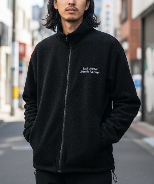 BANKS(バンクス)の「CREW / BANKS JOURNAL(バンクスジャーナル)スタンダードシルエット ジャケット(ナイロンジャケット・メンズ・オートミール/ブラック・MEDIUM/LARGE)」の2枚目の写真