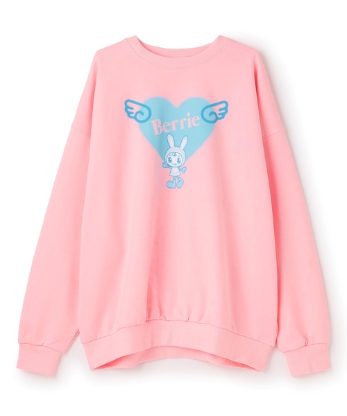 ナルミヤキャラクターズ♡ベリエちゃんスパンコールBIGパーカー新品タグ付 ベリエちゃん スパンコールBIGパーカ(F(バスト79-94cm) ピンク