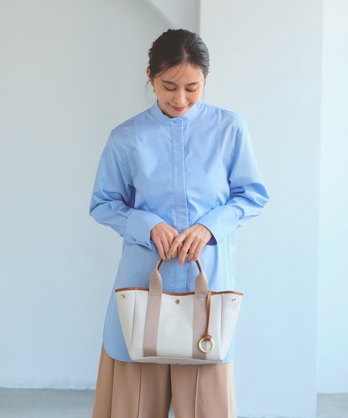 Breath TOPKAPI(ブレストプカピ)の「【Breath TOPKAPI】SCOTCH GRAIN スコッチグレイン 2way ミニ トートバッグ チャーム付き(トートバッグ・レディース・ベージュ系その他3/その他/ライトベージュ・FREE)」の5枚目の写真