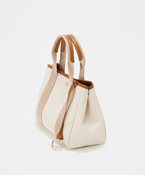 Breath TOPKAPI(ブレストプカピ)の「【Breath TOPKAPI】SCOTCH GRAIN スコッチグレイン 2way ミニ トートバッグ チャーム付き(トートバッグ・レディース・ベージュ系その他3/その他/ライトベージュ・FREE)」の12枚目の写真