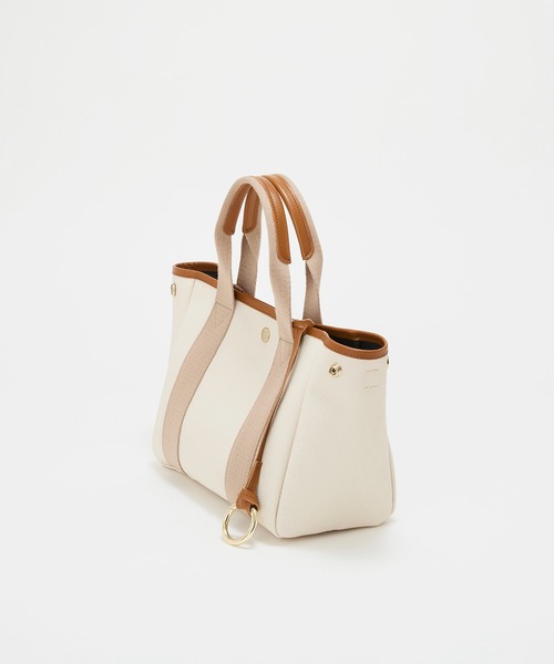Breath TOPKAPI(ブレストプカピ)の「【Breath TOPKAPI】SCOTCH GRAIN スコッチグレイン 2way ミニ トートバッグ チャーム付き(トートバッグ・レディース・ベージュ系その他3/その他/ライトベージュ・FREE)」の8枚目の写真