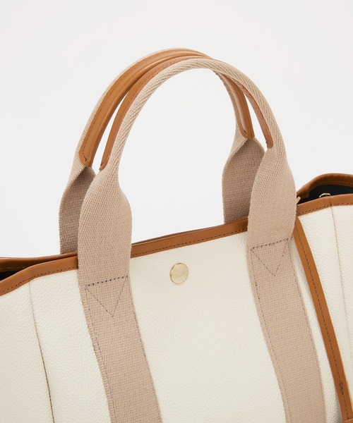 Breath TOPKAPI(ブレストプカピ)の「【Breath TOPKAPI】SCOTCH GRAIN スコッチグレイン 2way ミニ トートバッグ チャーム付き(トートバッグ・レディース・ベージュ系その他3/その他/ライトベージュ・FREE)」の14枚目の写真