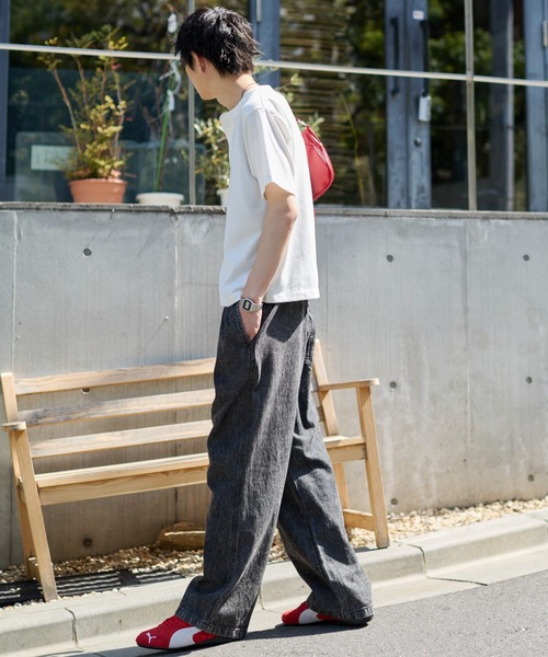 WEGO(ウィゴー)の「WEGO/【26年春夏新作】ユルフィットデニムイージーパンツ(デニムパンツ・メンズ・ライトインディゴブルー/グレー/ブラック系3・MEDIUM/SMALL/X-SMALL/LARGE)」の22枚目の写真
