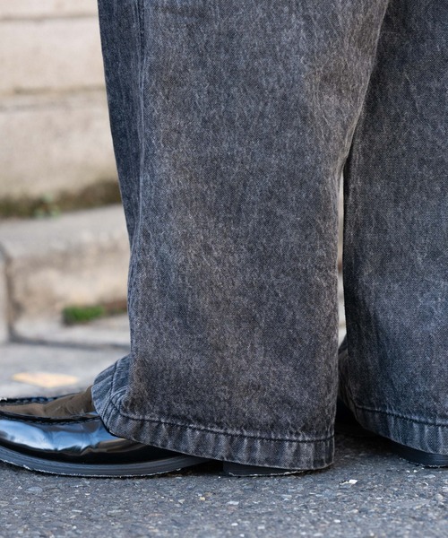 WEGO(ウィゴー)の「WEGO/【26年春夏新作】ユルフィットデニムイージーパンツ(デニムパンツ・メンズ・ライトインディゴブルー/グレー/ブラック系3・MEDIUM/SMALL/X-SMALL/LARGE)」の10枚目の写真